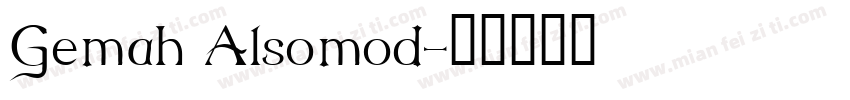 Gemah Alsomod字体转换